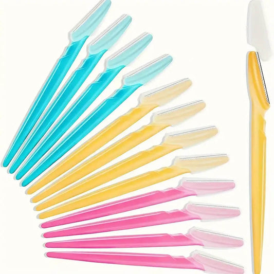 Eyebrow Hair Remover Razor 36-pcs - Facial Hair Remover & Dermaplaning Tools UK